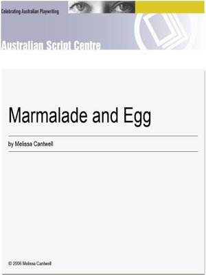 cover image of Marmalade and Egg